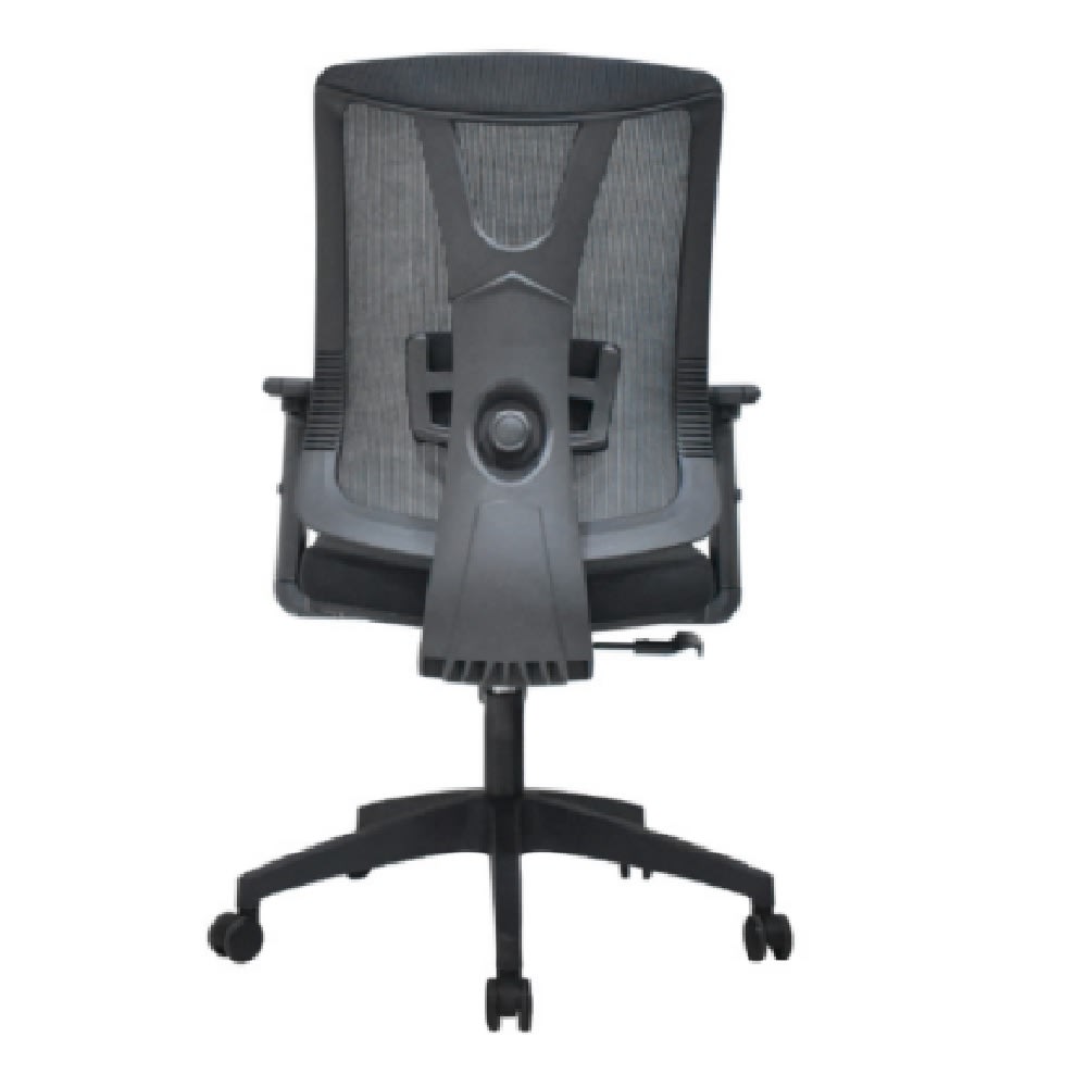 Silla de Oficina Gerente Navy BN B3D Negro Ergonómica möbelArt3