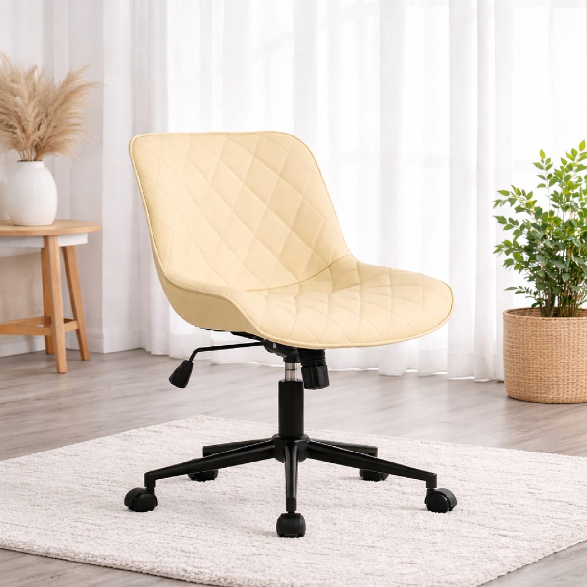 Silla de Diseño giratoria Lily Textil möbelArt1