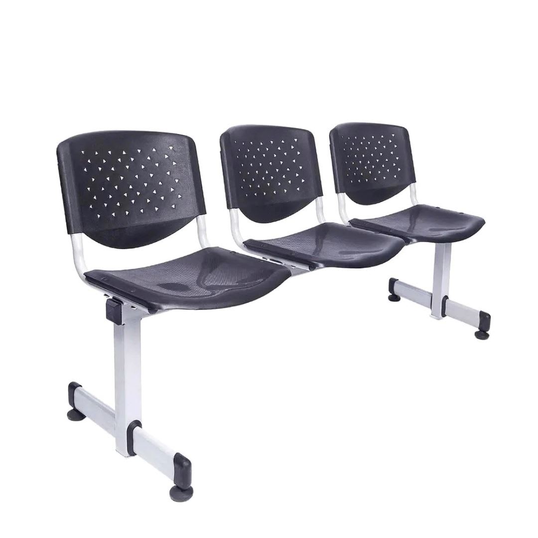 Tandem Prisma Tres Asientos Negro möbelArt1