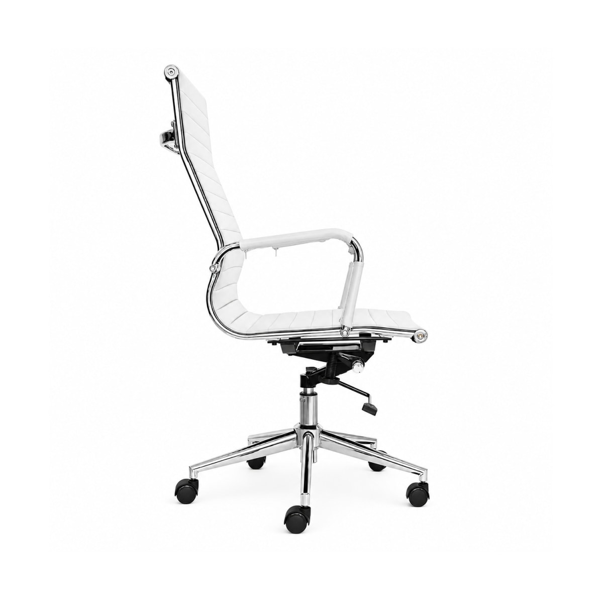 Silla de Oficina Presidente Boss PU Blanco möbelArt3