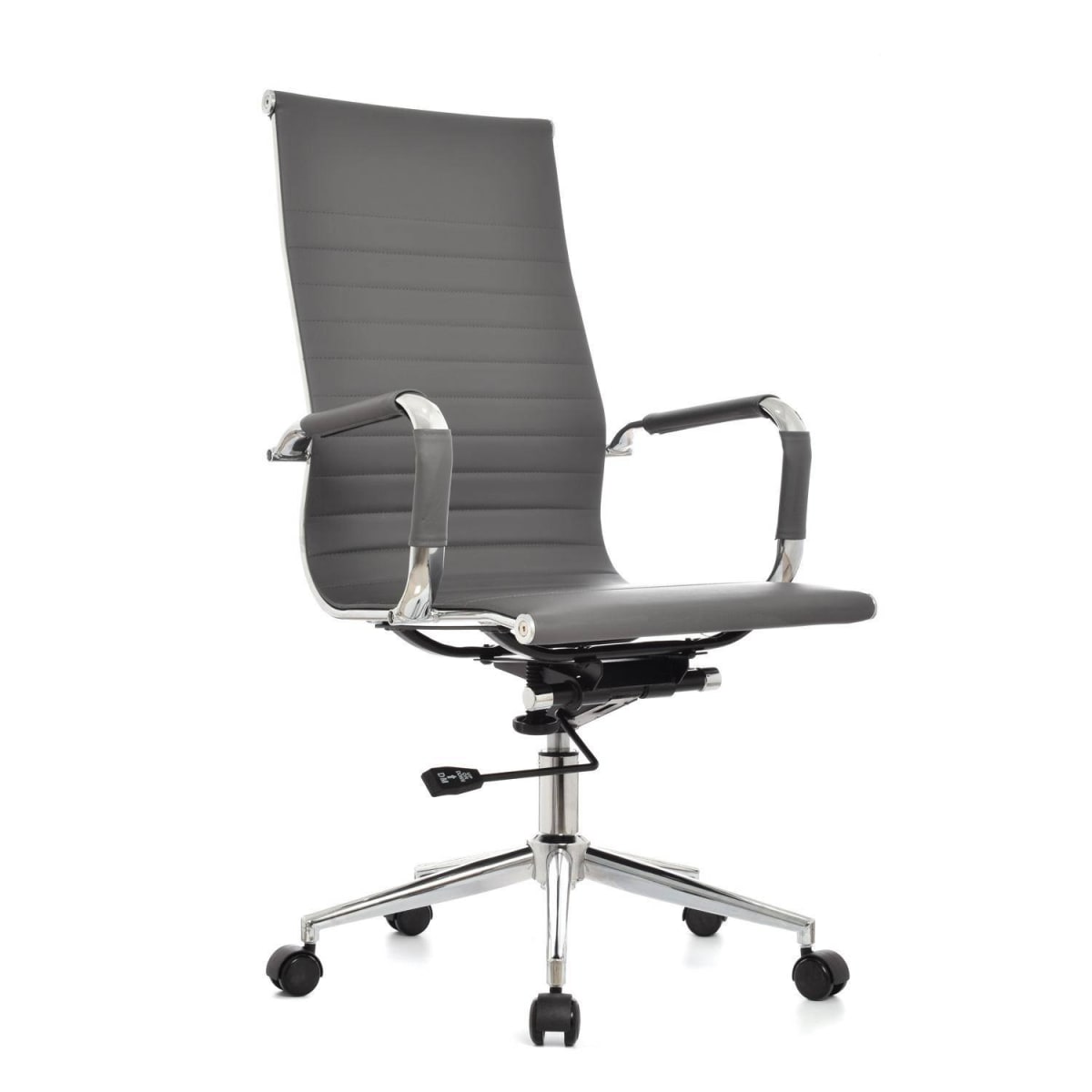 Silla de Oficina Presidente Boss PU Gris möbelArt1