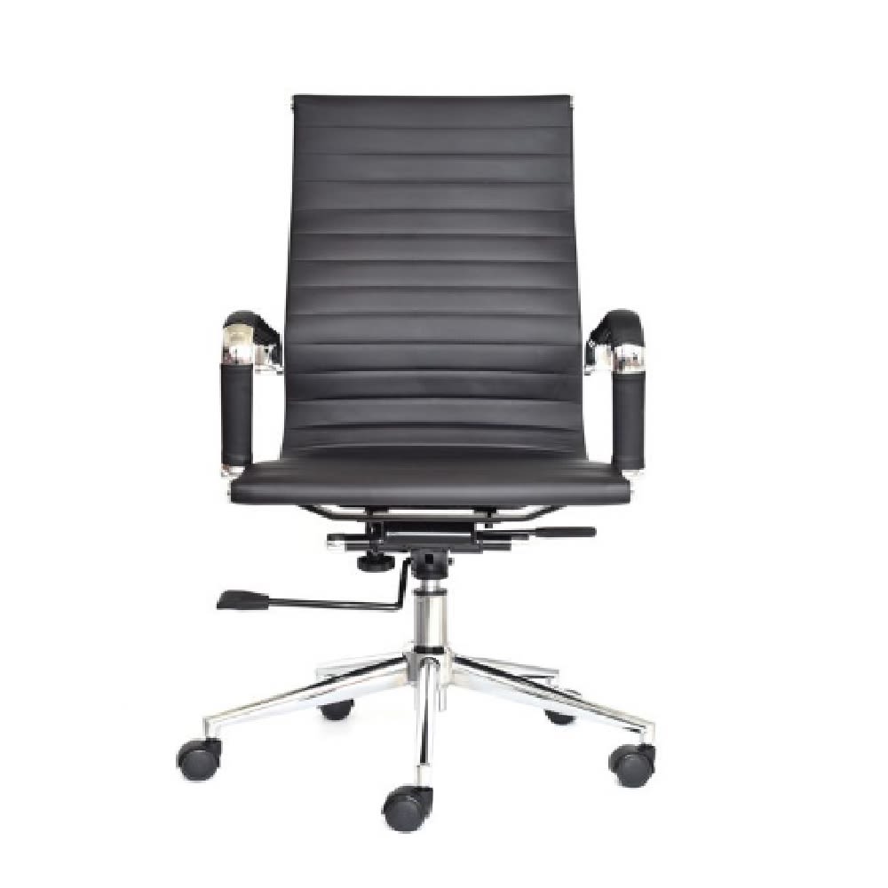 Silla de Oficina Presidente Boss PU Negro möbelArt2