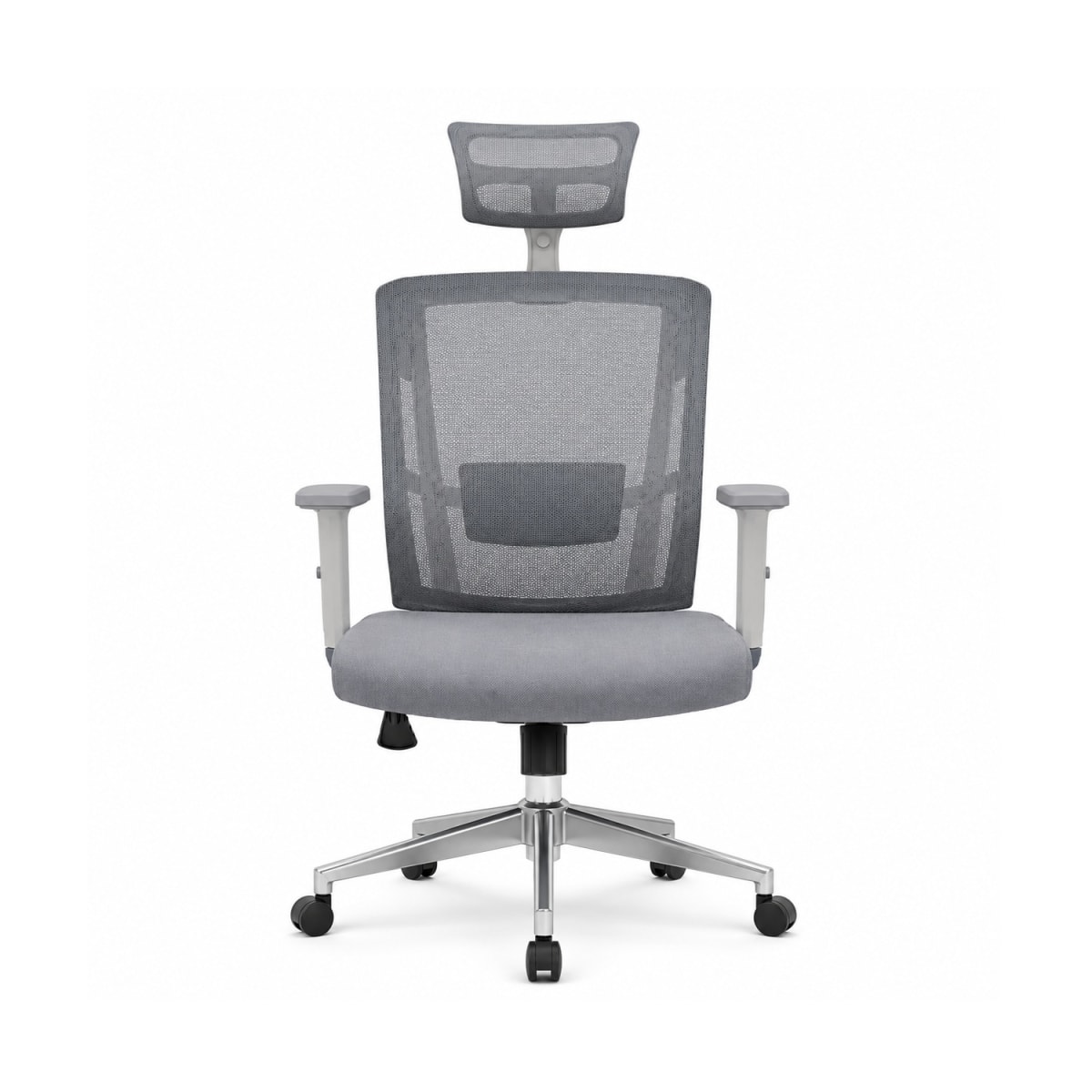 Silla de Oficina Presidente Delphi 2 ( Brazos regulables) BA Gris möbelArt3