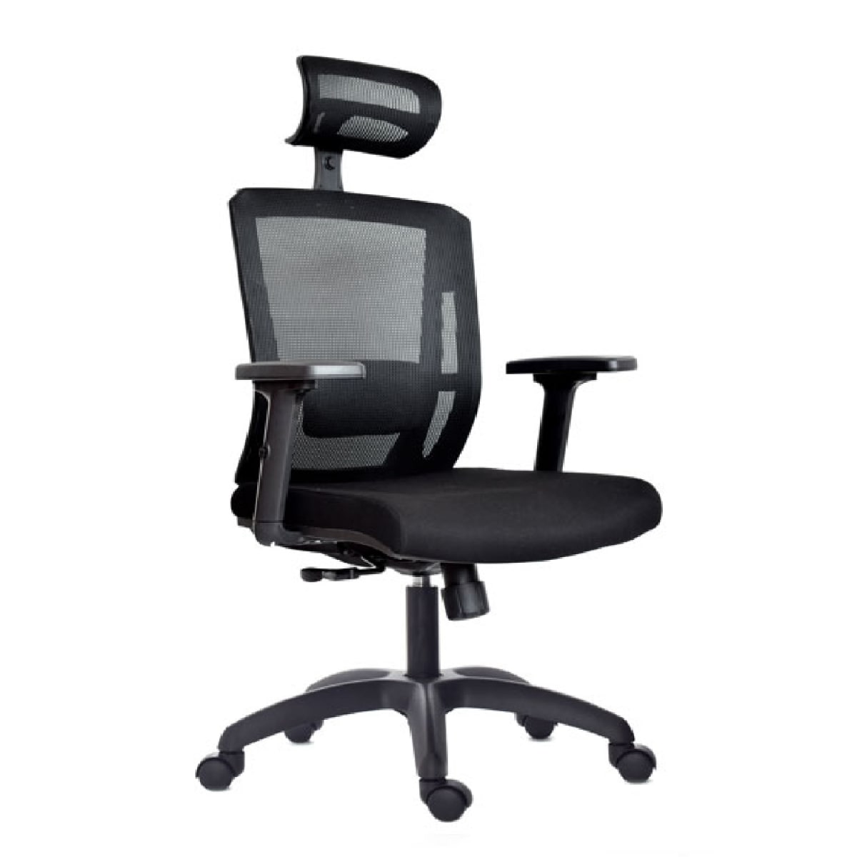 Silla de Oficina Presidente Delphi 2 Negro Base Nylon Ergonómica möbelArt1