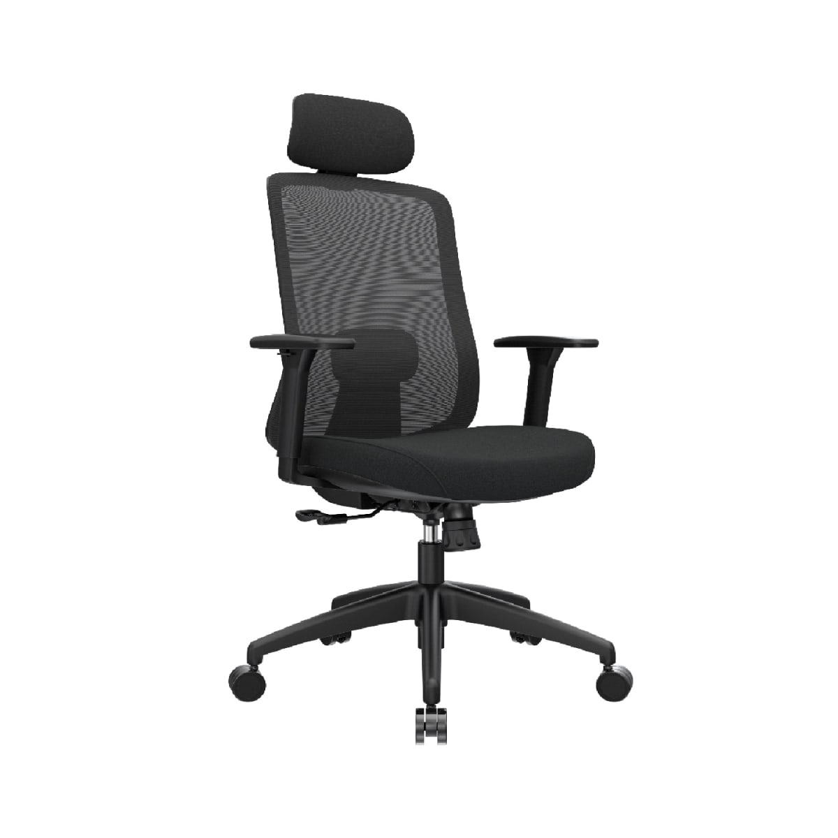 Silla de Oficina Presidente Milano BN Negro Ergonómica möbelArt1