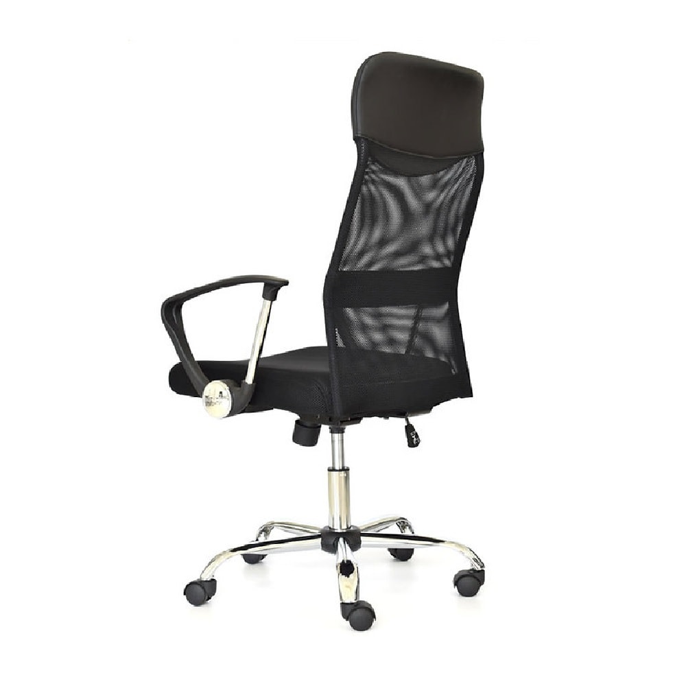 Pack Perfecto Escritorio Volt negro /nogal + Silla Presidente Seul Negro möbelArt8