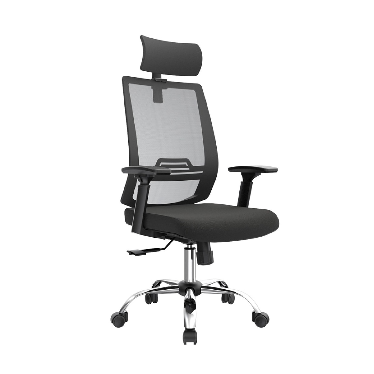 Silla de Oficina Presidente Think Negro möbelArt3