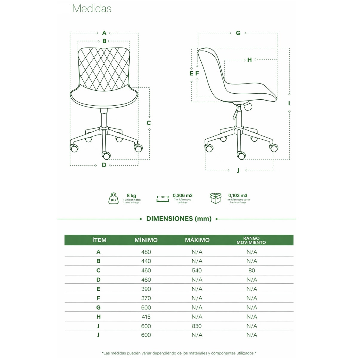 Silla de Diseño giratoria Lily Textil möbelArt11