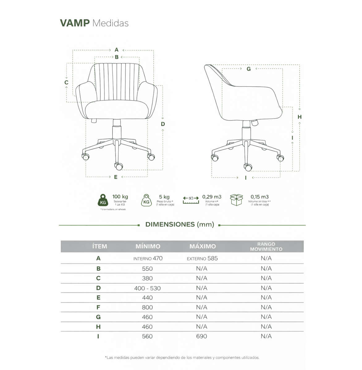 Silla de Diseño Vamp Gris möbelArt4