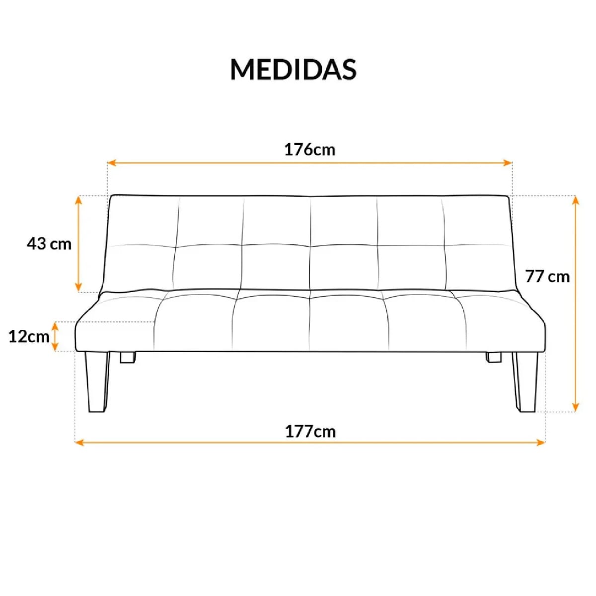 Sofá Cama Genova möbelArt6