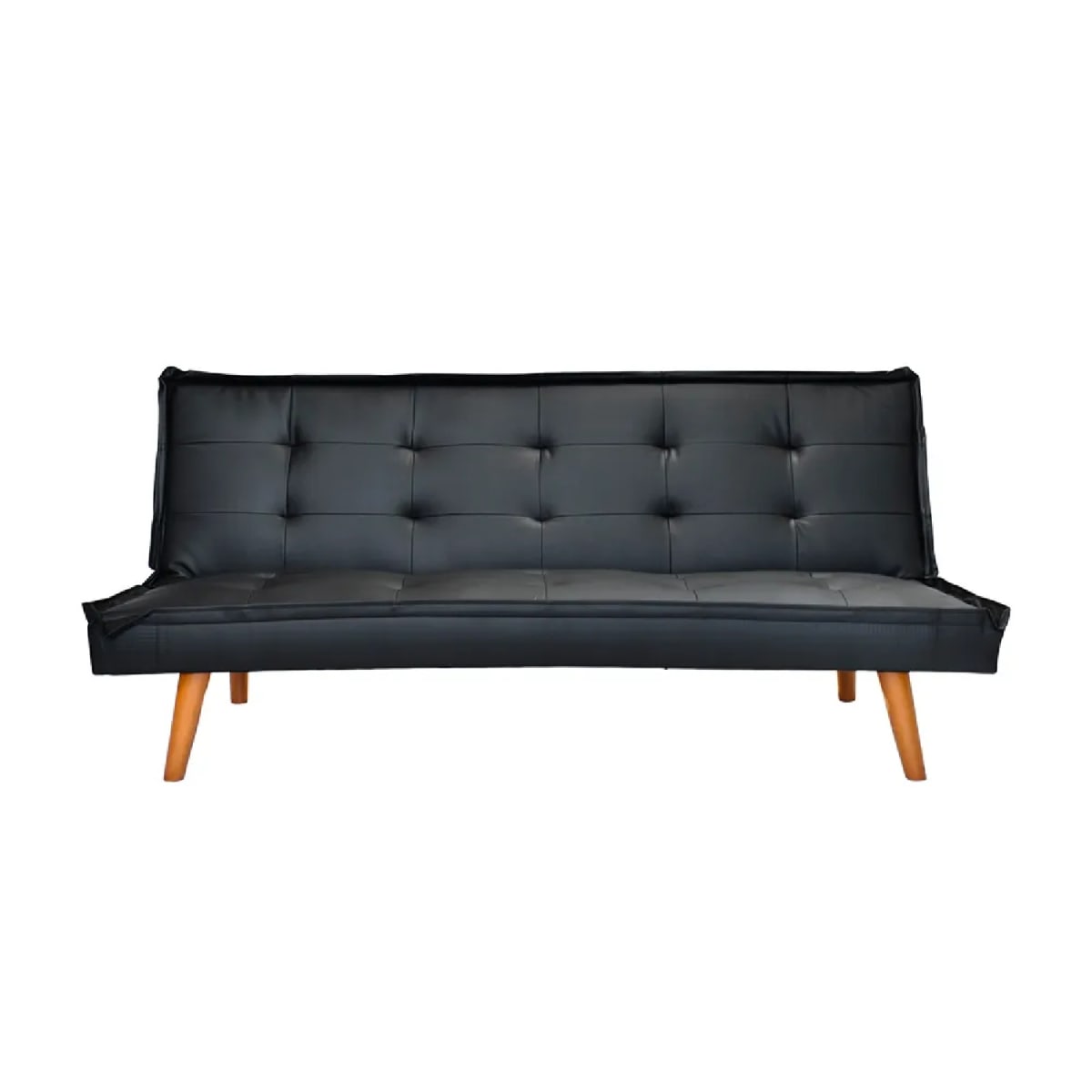 Sofá Cama Florencia Negro PU möbelArt4