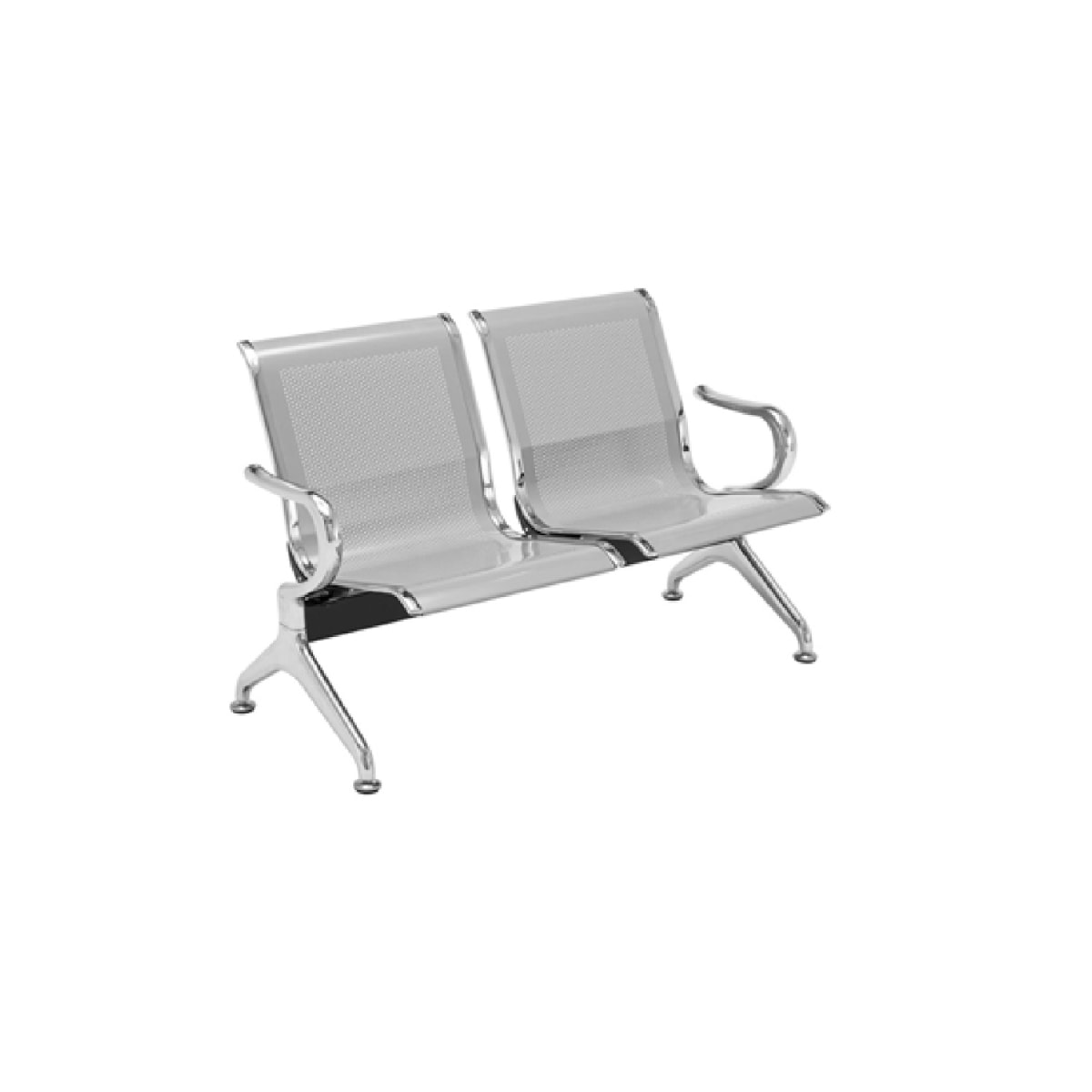 Tándem Aeropuerto Metálico cromado möbelArt1