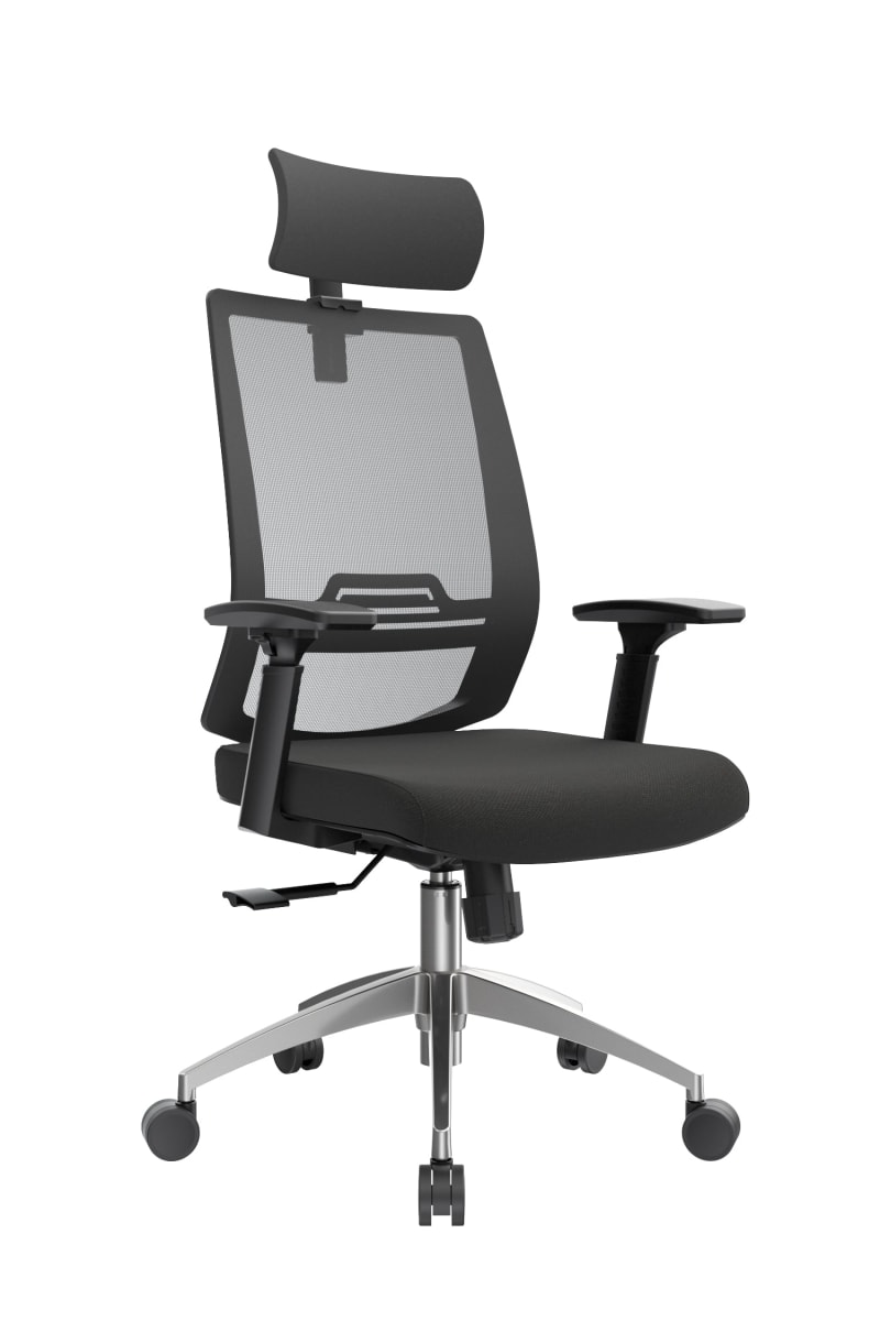 Silla de Oficina Presidente Think Negro möbelArt1