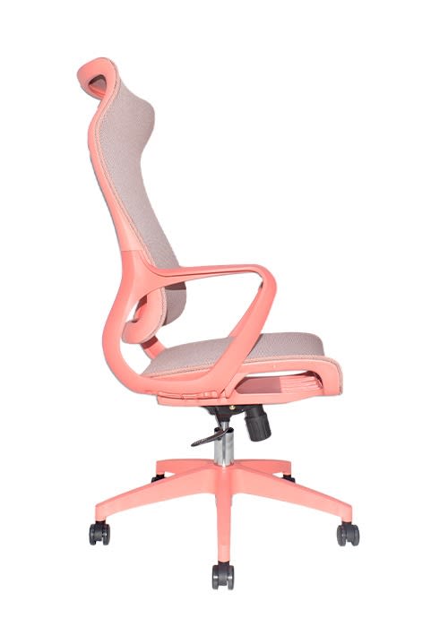 Silla de Oficina Presidente Rigs Malla Salmón möbelArt3