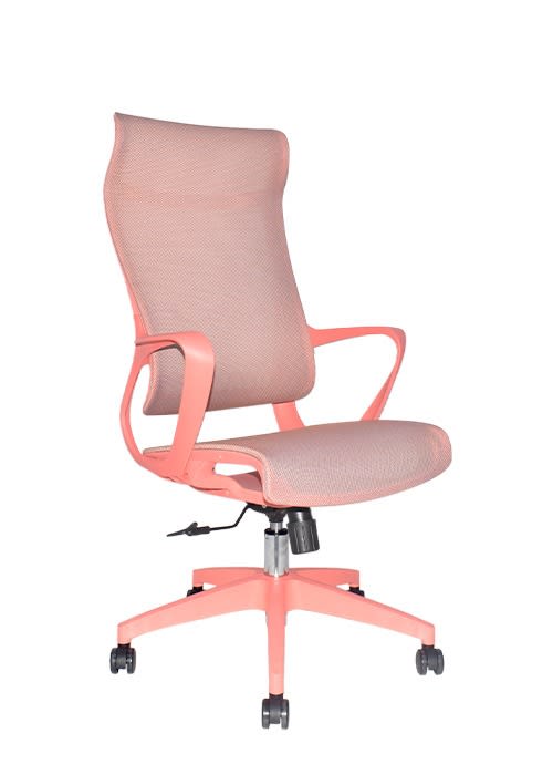 Silla de Oficina Presidente Rigs Malla Salmón möbelArt1