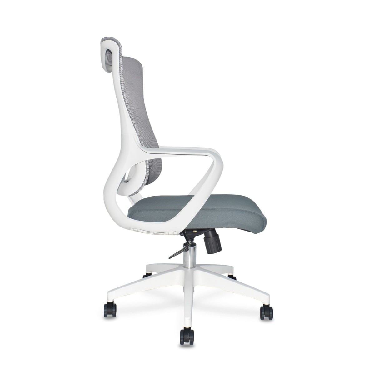 Silla de Oficina Gerente Rigs Tapizada Gris möbelArt2