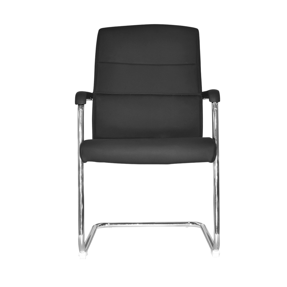 Silla de Oficina Visita Tax PU Negro möbelArt3