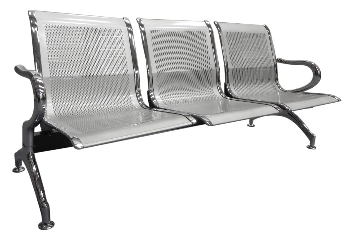 Tándem Aeropuerto Metálico cromado möbelArt2