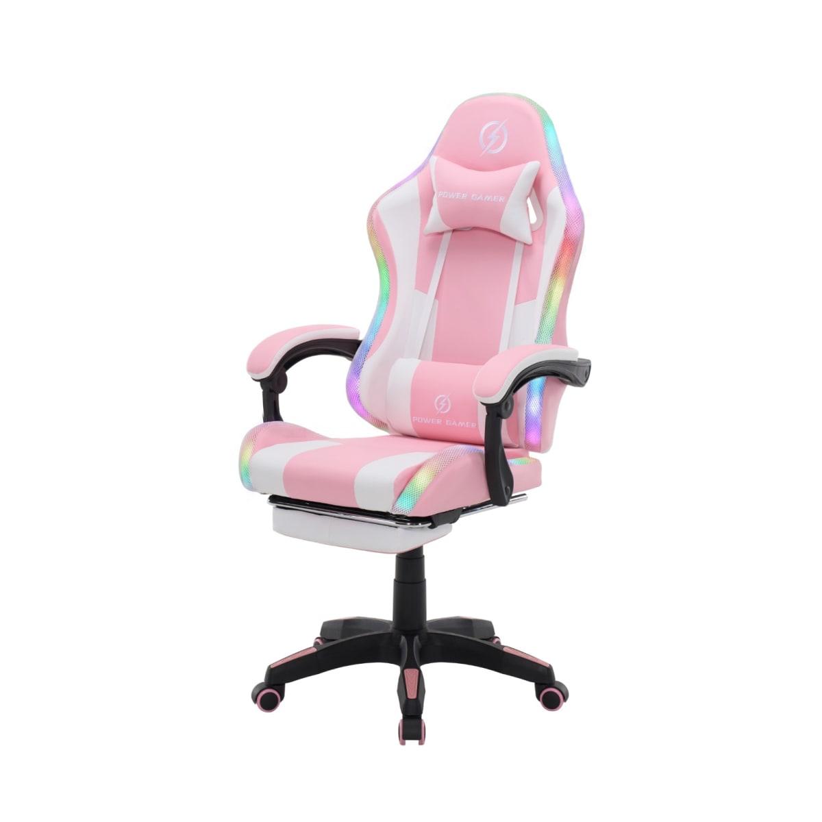 Silla Gamer con Luces y masajeador PU möbelArt2