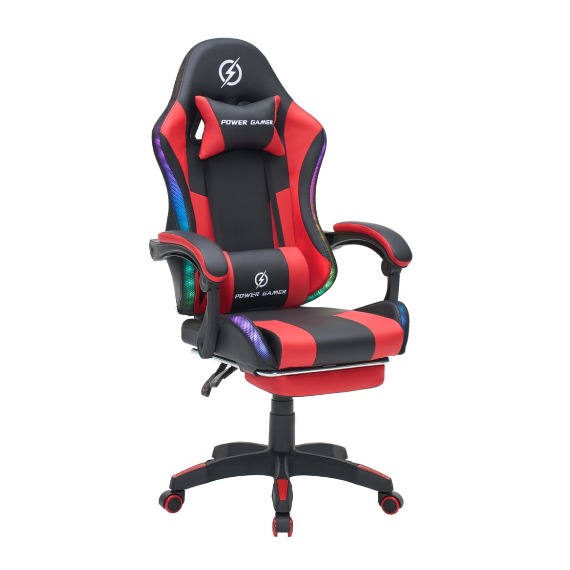 Silla Gamer con Luces y masajeador PU möbelArt9