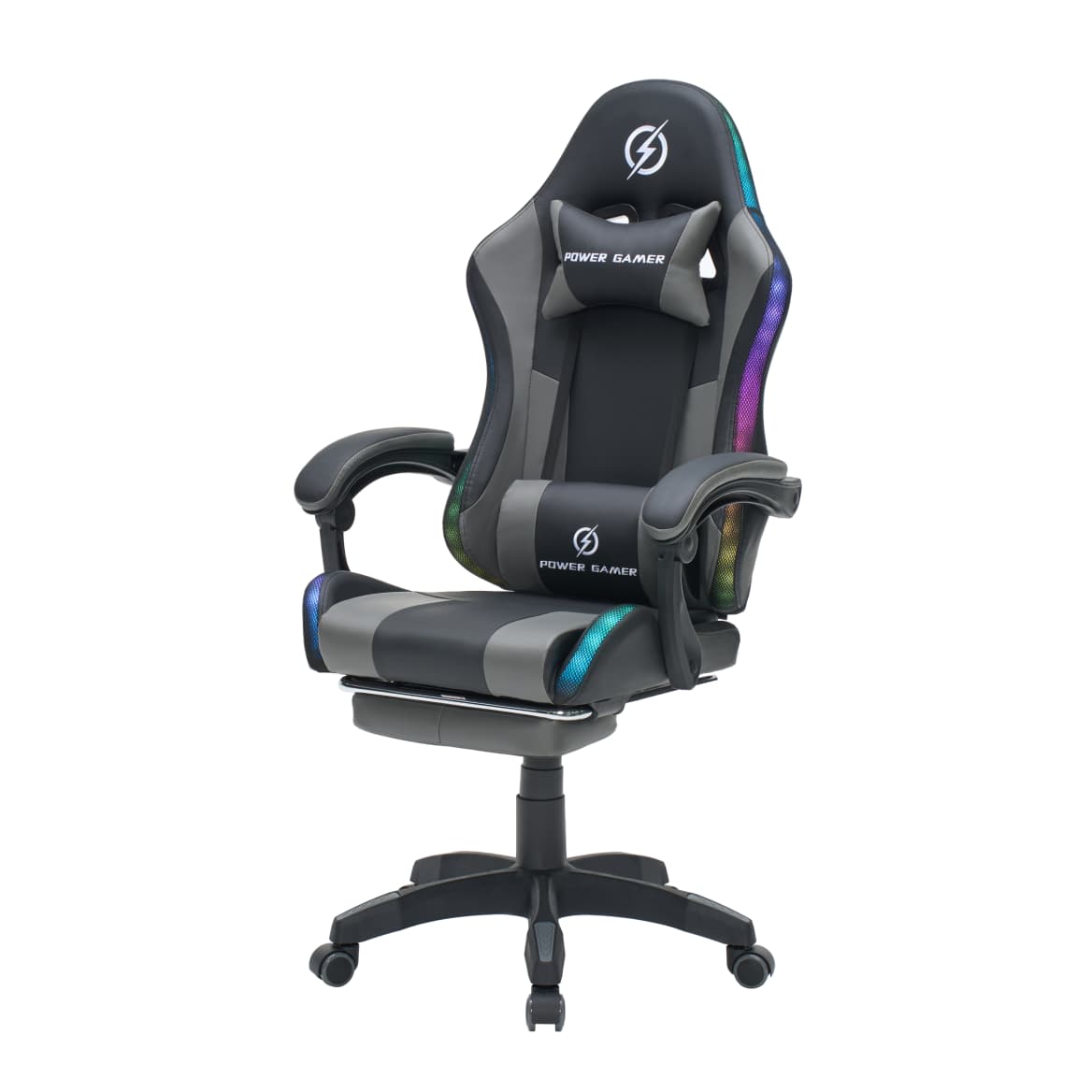 Silla Gamer con Luces y masajeador PU möbelArt11