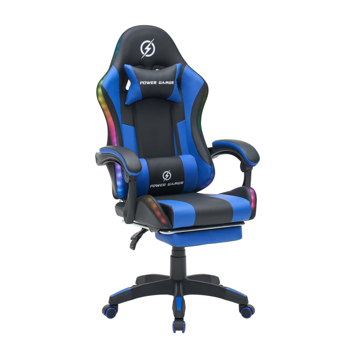 Silla Gamer con Luces y masajeador PU möbelArt7