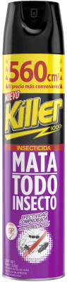 INSECTICIDA KILLER AEROSOL MATA TODO INSECTO 560CC