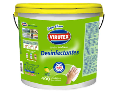 TOALLAS DESINFECTANTES EASY CLEAN VIRUTEX BALDE 400 UNIDADES1