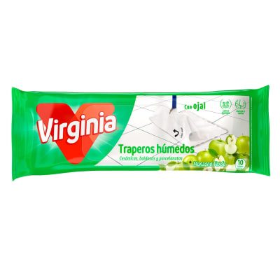 TRAPEROS HÚMEDOS VIRGINIA MANZANA VERDE 10UN