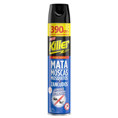 INSECTICIDA KILLER AEROSOL MOSCAS-MOSQUITOS-ZANCUDOS 390CC