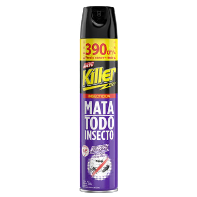 INSECTICIDA KILLER AEROSOL MATA TODO INSECCTO 390 CC