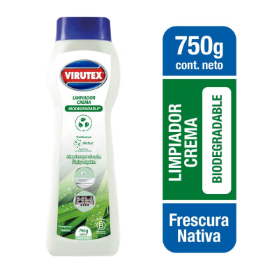 LIMPIADOR EN CREMA BIODEGRADABLE 750GRAMOS VIRUTEX