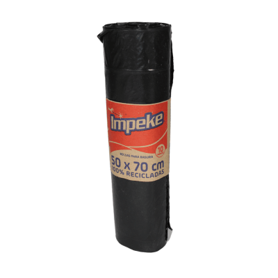 BOLSA DE BASURA IMPEKE PACK DE 10 UNIDADES