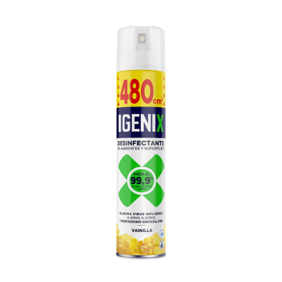 DESINFECTANTE AEROSOL IGENIX  VAINILLA 480 CC