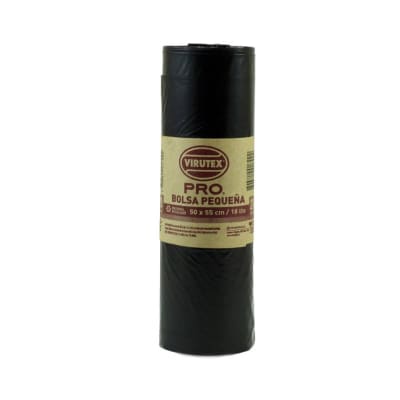 BOLSA BASURA VIRUTEX PRO 50X55 CMS. (20 UNIDADES)