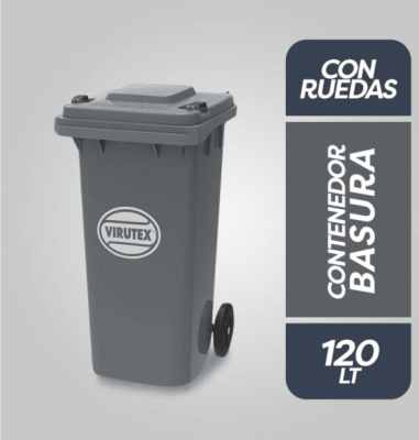 CONTENEDOR P/BASURA VIRUTEX PRO1