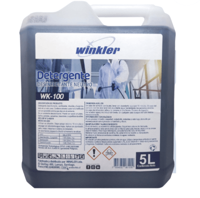 DESINFECTANTE DETERGENTE NEUTRO WK-100 WINKLER 5LTS