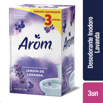 DESODORANTE INODORO AROM LAVANDA 3UN DE 40G