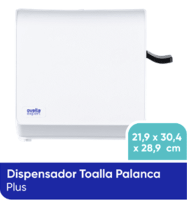 DISPENSADOR PAPEL TOALLA OVELLA BLANCO1