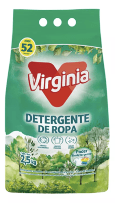 DETERGENTE EN POLVO VIRGINIA 2,5KG