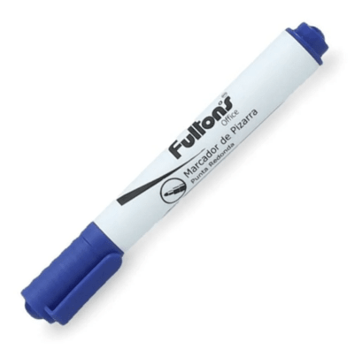 MARCADOR PIZARRA PUNTA REDONDA CUERPO BLACO DESECHABLE