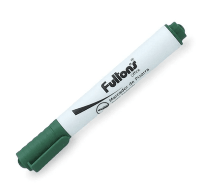 MARCADOR PIZARRA PUNTA REDONDA DESECHABLE VERDE