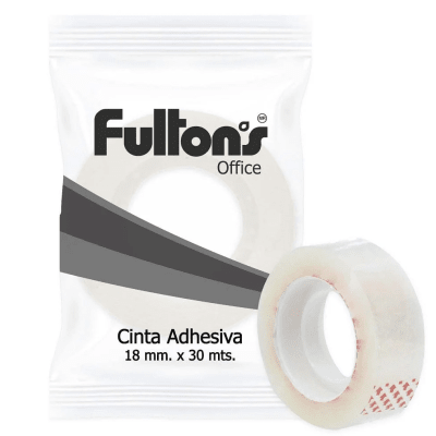 CINTA ADHESIVA FULTON 18 mm x 30 m