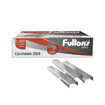CORCHETES FULTONS 26/6 1000 UNIDADES1