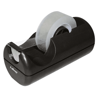DISPENSADOR CINTA ADHESIVA ESCRITORIO FULTONS MINI NEGRO1