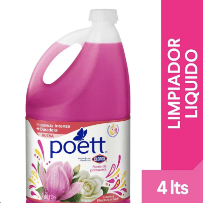 LIMPIADOR LIQUIDO POETT 4LT