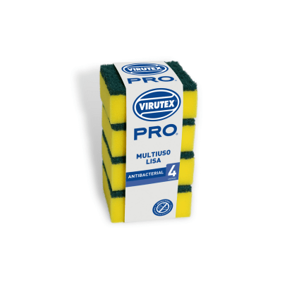 ESPONJA LISA VIRUTEX PRO DISPLAY 4 UNIDADES