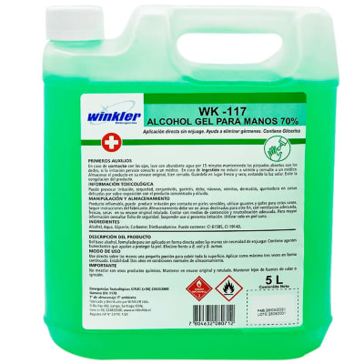 ALCOHOL GEL WK-117 5LTS