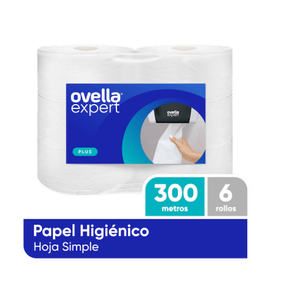 PAPEL HIGIENICO OVELLA 6X300 MTS.1