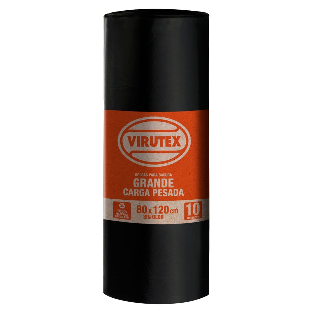 BOLSA DE BASURA BIOROLLO VIRUTEX CLASICA 80X120 CMS 10UN2